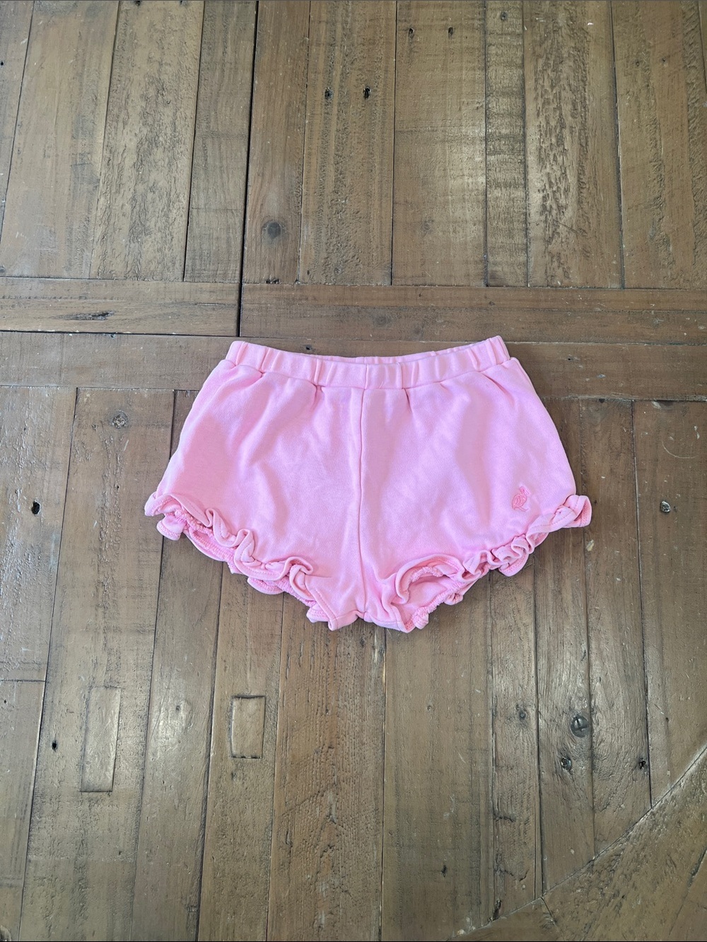 The Beaufort bonnet company ruffled hem pink pull on shorts girls 5